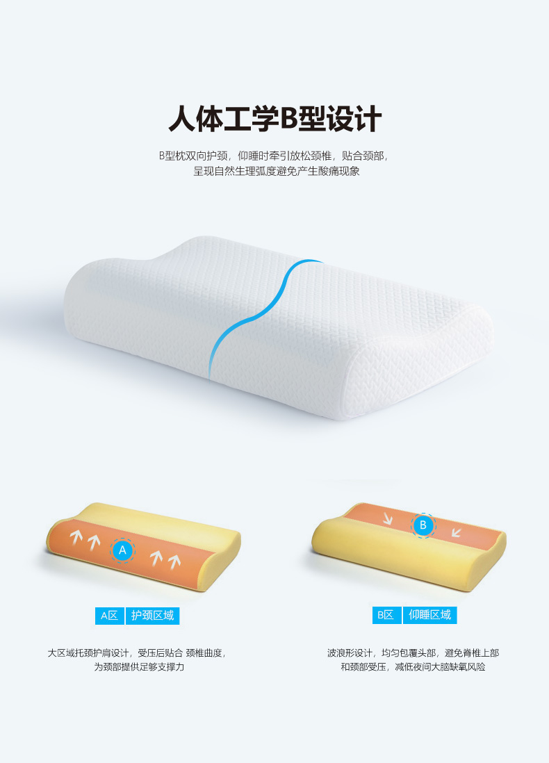 Mùa đông gối gel đặt cổ tử cung cổ người lớn silicone chậm phục hồi bộ nhớ bọt gối tựa lưng