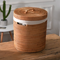 Home Dirty Laundry Basket Rattan with cover Home Special Dirty Laundry Basket Dirty Laundry Clothing Covered and Dirty Laundry Barrel