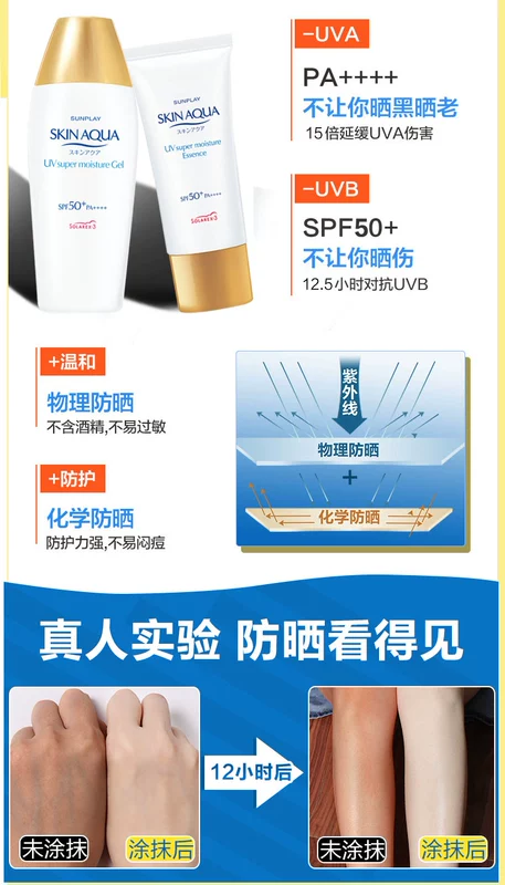 Mentholatum New Bishui Moisture Sunscreen Lotion SPF50 Female Import Facial Moisturising Cream Whitening Lotion