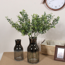 Simulation money grass ins wind eucalyptus fake flower photo prop green plant Nordic decoration flower arrangement wedding with grass