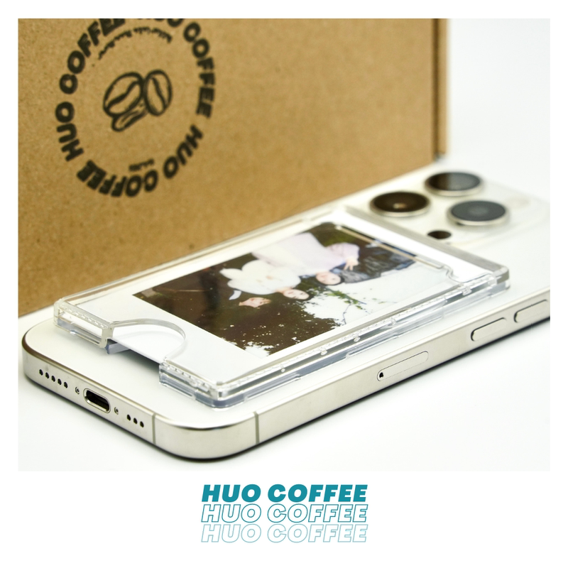 Huocoffee | Original Acrylic Photo Magnetic Card Holder Transparent Magsafe Apple 15Pro16Promax Polaroid Celebrity Photo Card Bus Card Huocoffee | Original Acrylic Photo Magnetic Card Holder Transparent Magsafe Apple 15Pro16Promax Polaroid Celebrity Photo Card Bus Card