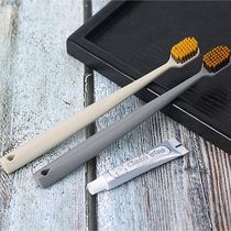 Hotels B&Bs home wide-head toothbrushes flame silk soft bristles 41 holes disposable toothpaste individually packaged supplies