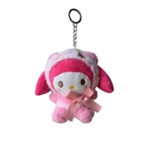 Ежедневная одиночная ярость Санпин Санрио маленький подвесной кулон Куроммей Мерлотиан Джейд -корица Панда