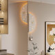 Light Luxury Home Clock Wall Clock for Living Room 2026 New Model Light Luxury High-End Corner Double-Sided Creative Wall Clock