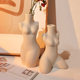 Body Art Vase Ornaments, Living Room Flower Arrangements, High-End Niche Ceramic Blank Ornaments, Private Room Decorations