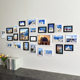 No-Drill Photo Wall Decoration for Living Room, Creative Combination of Photo Frames, Wall-Mounted Photo Wall, Photo Album Frame Display Wall