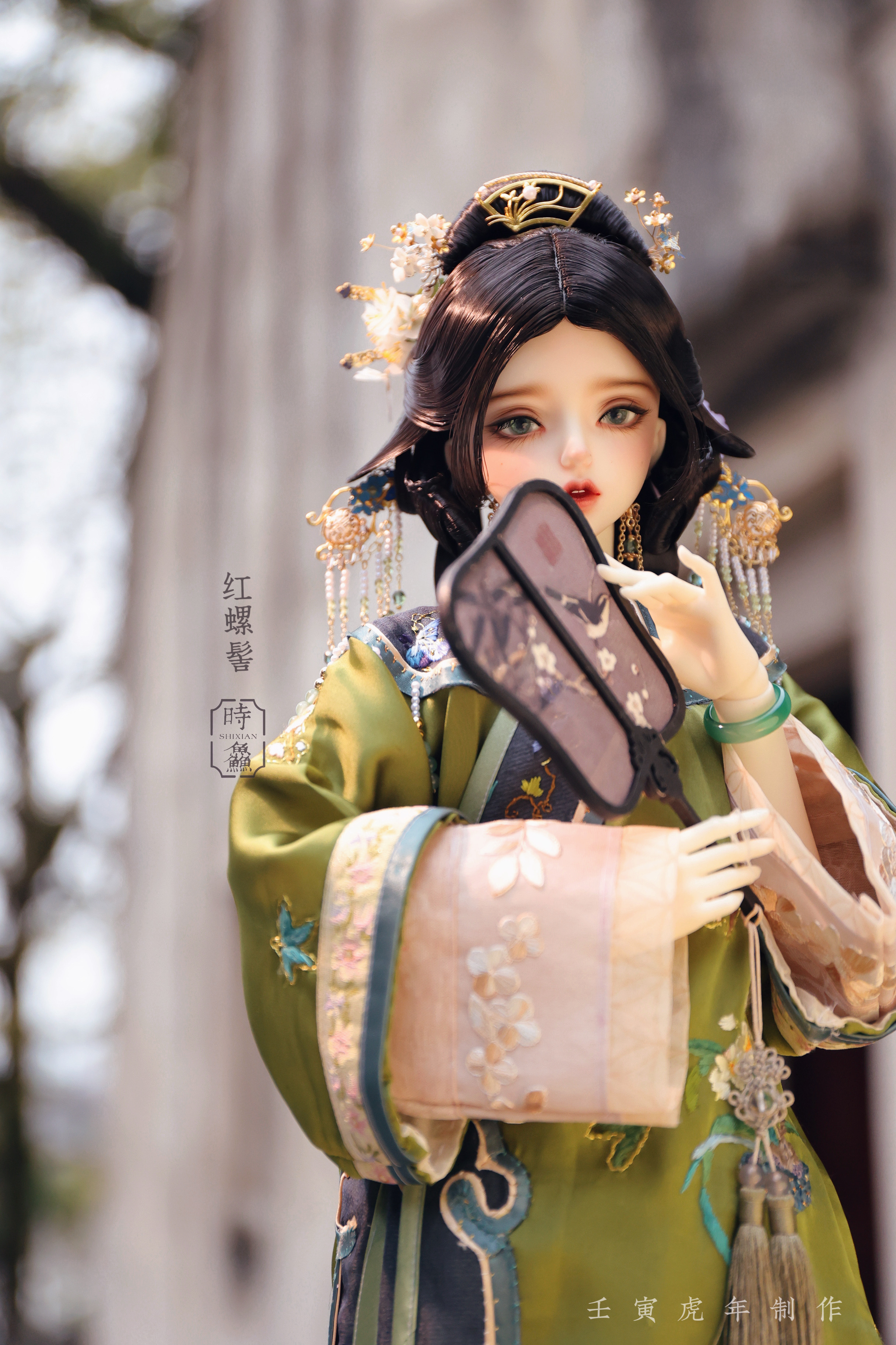  Red Snails in the Zhou Annual Qing-Tango Windows 30% Large Women Bjd Disc Hair (sold out) - Taobao