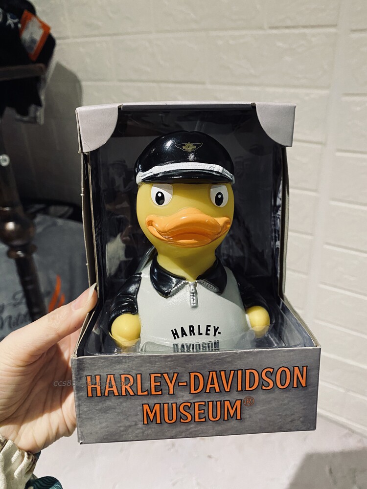 201225 Moyu Motorcycle Harley Milwaukee Museum Little Yellow Duck Collection Toys