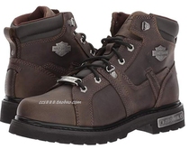 19723 Magic Domain Harley Mens Iron Shield Standard Cycling Boots Motorcycle Short Boots Two Color USA