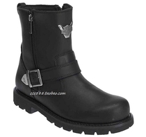 19719 Magic Domain Harley Mens Iron Shield Standard Zipper Cycling Boots Motorcycle USA