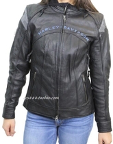 19611 Magic Domain Harley Motorcycle Womens Three-in-One Reflective Riding Clothes Leather Jacket