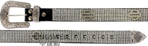 17406 Devil Harley Lady full rhinestone luxury belt belt belt imported from the United States
