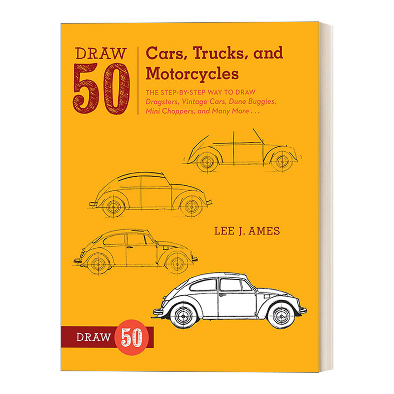 Draw 50 Cars, Trucks, and Motorcycles: Drawing 50 Series - Cars, Trucks, Motorcycles, Etc. Original English Fun Drawing Techniques Guide Imported Tool Books Draw 50 Cars, Trucks, and Motorcycles: Drawing 50 Series - Cars, Trucks, Motorcycles, Etc. Original English Fun Drawing Techniques Guide Imported Tool Books
