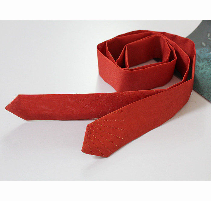 Hanfu hair with ancient dress hair accessories Handwear accessories Men and women hair accessories hair with round collar gowns Ancient Wind Belt cordon with nail beads