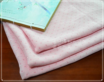 Hanfu handmade silk shawl shawl fold chiffon silver dot pink silk scarf cardamom girl