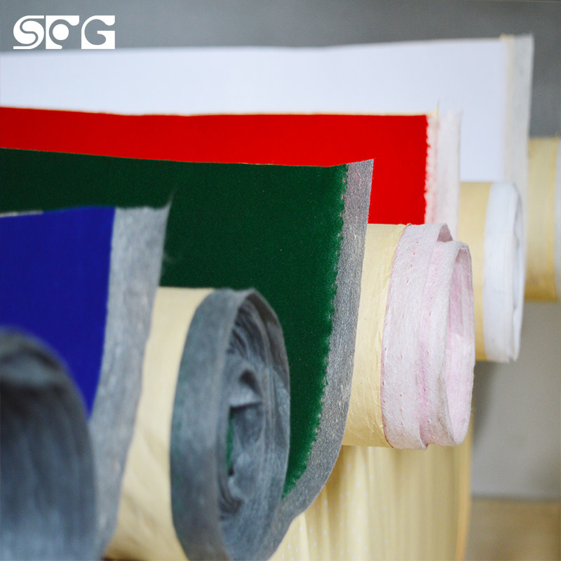 Colour self-adhesive water stab bottom adhesive flocking cloth back glue suede cloth gift box jewellery packaging cloth photo background cloth