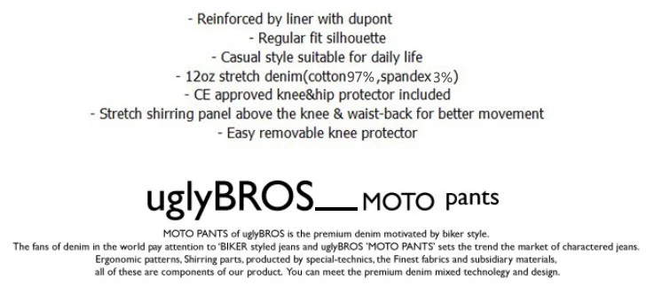 Uglybros cưỡi quần jean xe máy nam nữ bốn mùa ngụy trang chống ngụy trang Harley đua xe đầu máy Mob - Xe máy Rider thiết bị