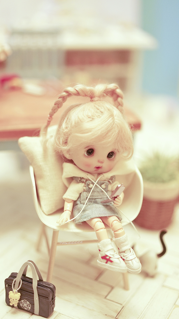 (Hole Cowboy Skirt Suit) (spot) OB11 BJD8 Baby Clothes Cuddling Bag Pants Clothes Daily Suit