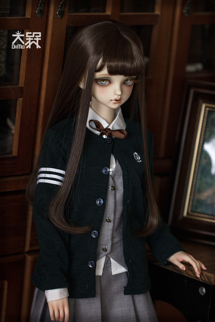 Big Bang 01) AIR INNER BUCKLE Spot) BJD wig wool 3 points 4 points 6 Sub-large Baby Long pear flower