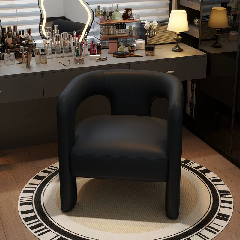 Light Luxury Single Sofa Chair, High-End Makeup Stool, Leisure Negotiation Chair, Bedroom Small Apartment Makeup Chair, Manicure Chair Light Luxury Single Sofa Chair, High-End Makeup Stool, Leisure Negotiation Chair, Bedroom Small Apartment Makeup Chair, Manicure Chair