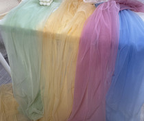 Blue Complexion Purple Upscale Netveil Dress Mesh Dress Mesh Yarn Fabric Wedding Dresses Scene Arrangement Softnet