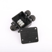 Supply Deenlai IP68 waterproof grade waterproof junction box One in two out with CE certified waterproof junction box