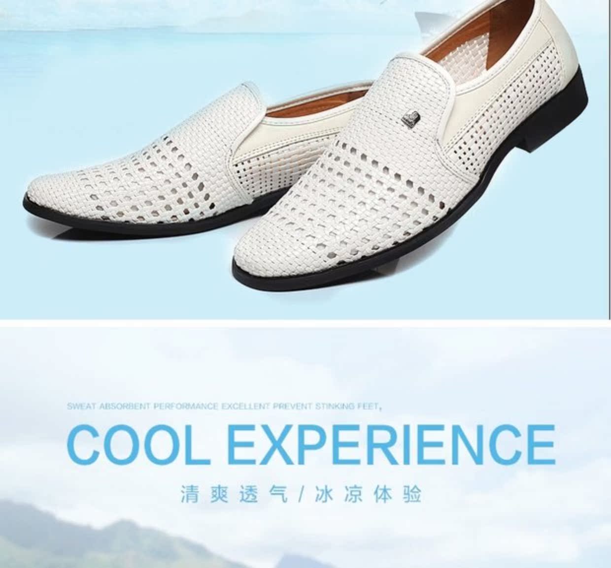 Mùa hè kinh doanh dép sandal da nam giày dép kẽ hở dép đế cao nam