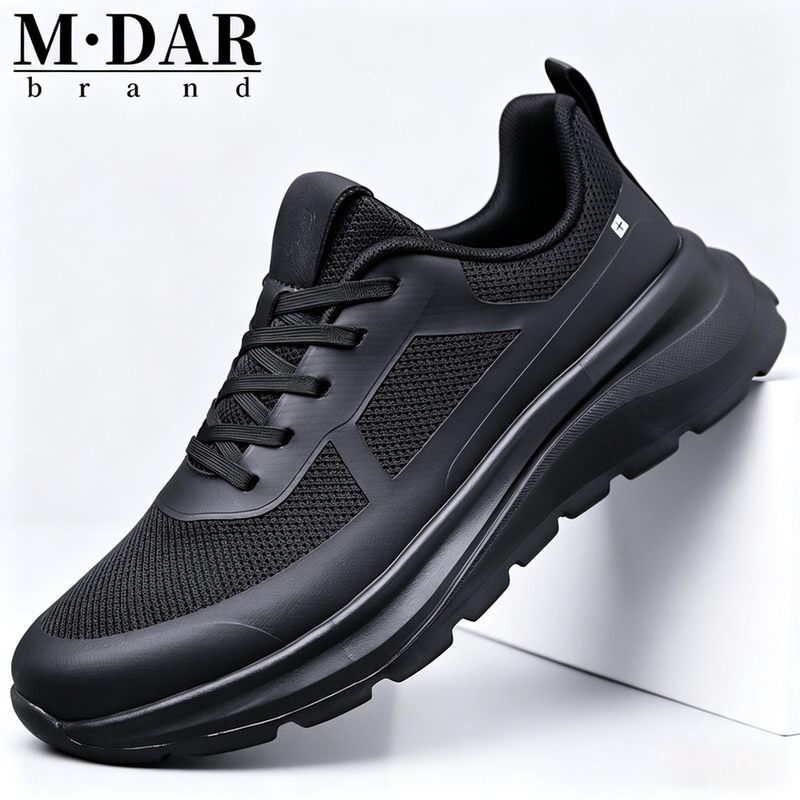 Brand Men's Shoes 2026 Summer New Style Mesh Breathable Anti-Odor Casual Sports Shoes Men's Lightweight Soft-Soled Travel Shoes