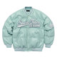 benmyshower ແນວໂນ້ມແຫ່ງຊາດ embroidered PU ຫນັງ baseball jacket ຝ້າຍ jacket ຜູ້ຊາຍແລະແມ່ຍິງຄູ່ຜົວເມຍ trendy ຍີ່ຫໍ້ຝ້າຍ jacket ລະດູຫນາວ
