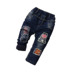 Bé trai mặc quần jean nhung dày cho bé mùa đông cộng với quần cotton trẻ em quần ấm 1-2-3-4-5 tuổi quần bò lót lông cho bé Quần jean