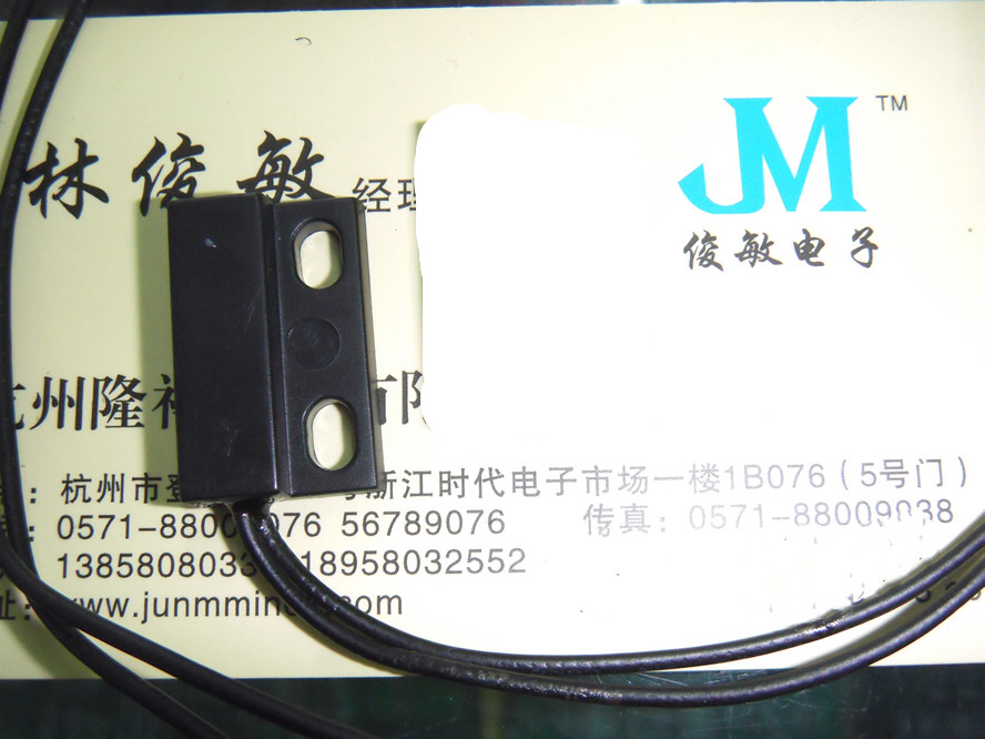 Normally open type close to switch Magnetic control reed pipe style plastic packaging with mounting hole with wire GPS-23A without magnet