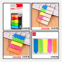 Dulity indicator stickers color fluorescent film indicator labels 5 full color classification stickers convenience Post color notes