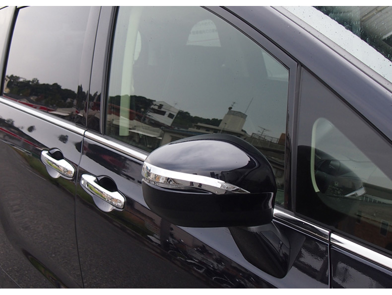 ❥家居館❥16-18款艾力紳後視鏡飾條 Honda ELYSION ODYSSEY 本田2017款奧德賽倒車鏡防擦條 改裝