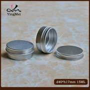 Hộp nhôm 15ml Hộp nhôm 40 * 17mm có thể 15g gram bông tai vòng cổ vòng tay vòng chân vòng chân nhỏ trang sức phụ hộp nhôm - Vòng chân