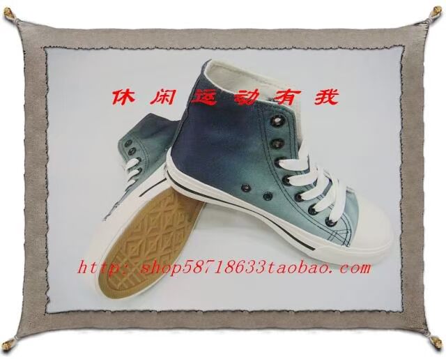 Xác thực kéo giày trở lại cho nam và nữ vài mẫu giày vải thông thường WXY-61 gradient giày sneaker