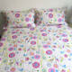 ສີບົວ old coarse cloth sheet single piece cotton thickened double sheet students dormitory single bedroom soft mat summer