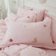 Little strawberry pure cotton double-layer gauze sheets single pieces single and double quilt coverers pillows pure cotton gauze beds soft