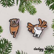 Dog Brooch Doggy Dogs UK DoggyDogs Artist Jean Jullien Joint Petisan