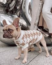 2 8-hair houndstooth knitted British Over Glam clothes fall winter trend big and small dog petisan