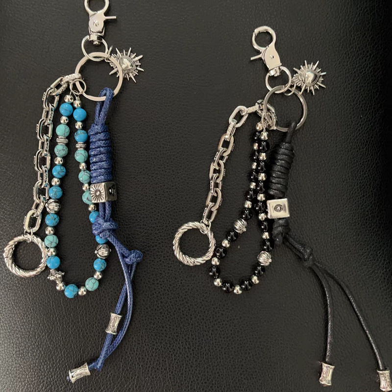 Infinite Loop Original Design Niche Keychain Pendant Decoration Bag Chain Pants Chain Unisex Couple Style