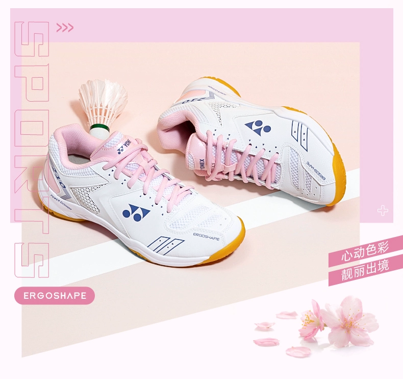 YONEX Giày Cầu Lông Yonex Nữ Chuyên Nghiệp Trọng Lượng Nhẹ Chống Trơn Trượt Chống Sốc Giày Thể Thao Thi Đấu Mới 2022 giày xtep