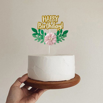 Senshi Xiaoqing Korean Childrens Birthday Party Cake Decorate Happy Birthday Flag Flag