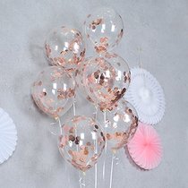 ins Net red balloon 12 inch wedding arrangement balloon birthday decoration pre-wedding party party sequin confetti balloon