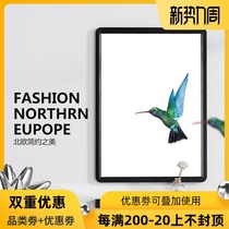  Aluminum alloy bathroom mirror Mirror cabinet Bathroom mirror Wall-mounted vanity mirror Bathroom makeup mirror with storage