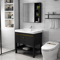 Modern minimalist bathroom suit Baths cabinet Composition washbasin Handwashing table toilet washing table integrated washbasin
