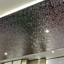 Water ripple stainless steel sheet 304 processing custom ceiling background wall metal decorative mirror k wave sheet