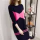 Cộng với áo sơ mi nhung đáy quần dài tay mùa thu và mùa đông của phụ nữ túi đeo hông hông áo sơ mi nhung nhỏ áo ấm áo thun dài áo phông dài tay