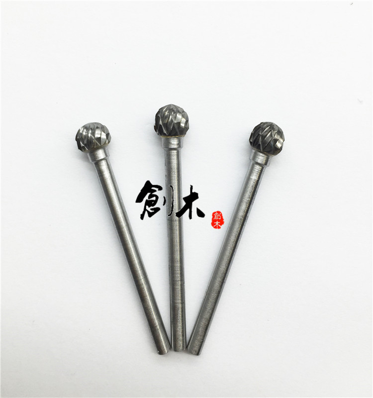 Super hard alloy rotary file tungsten steel grinding head milling cutter round tungsten steel rotary file tungsten steel drill bit grinding head