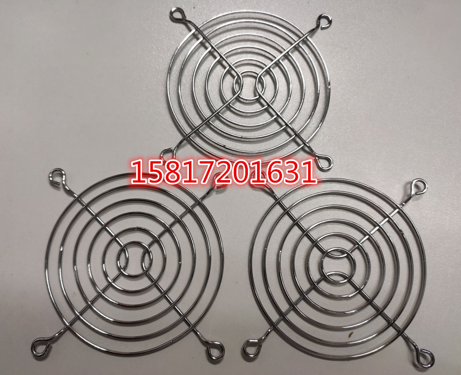 Small axial flow fan heat dissipation fan iron wire metal protective mesh cover 25 30 30 35 60 40 80 90120