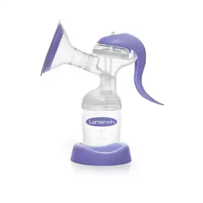 Lansinoh lansno manual breast pump accessories single diaphragm White piston purple handle